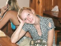 Feet - Ksusha A + Ira - 2008-05-04 Barefoot trips to Russian towns. Kamyshino