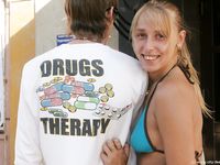 Feet - Ksusha A + Ira - 2008-05-04 Barefoot trips to Russian towns. Kamyshino