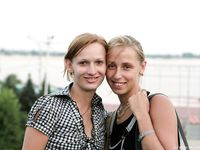 Feet - Ksusha A + Ira - 2008-05-04 Barefoot trips to Russian towns. Kamyshino