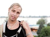 Feet - Ksusha A + Ira - 2008-05-04 Barefoot trips to Russian towns. Kamyshino