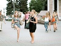 Feet - Ksusha A + Ira - 2008-05-04 Barefoot trips to Russian towns. Kamyshino