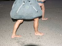 Feet - Ksusha A + Ira - 2008-05-04 Barefoot trips to Russian towns. Kamyshino