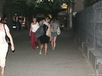 Feet - Ksusha A + Ira - 2008-05-04 Barefoot trips to Russian towns. Kamyshino