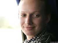 Feet - Ksusha A + Ira - 2008-05-04 Barefoot trips to Russian towns. Kamyshino