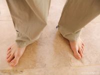 Feet - Lena + Helen G - 2006-03-31 Barefoot girls in Turkey