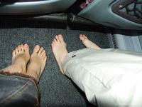 Feet - Lena + Helen G - 2006-03-31 Barefoot girls in Turkey