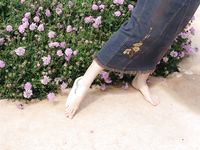 Feet - Lena + Helen G - 2006-03-31 Barefoot girls in Turkey