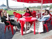 Feet - Lena + Nastya + Alla - 2003-10-15 A weekend in the park