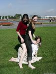 Feet - Lena + Nastya + Alla - 2003-10-15 A weekend in the park