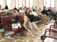 Feet - Lena D + Dina - 2008-08-04 Barefoot trip to Mytishi