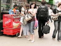 Feet - Lena D + Dina - 2008-08-04 Barefoot trip to Mytishi