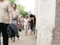 Feet - Lena D + Dina - 2008-08-04 Barefoot trip to Mytishi