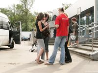 Feet - Lena D + Dina - 2008-08-04 Barefoot trip to Mytishi