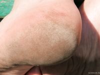 Feet - Lena D - 2009-03-31 Barefoot in metro & sexy soles in the city