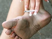 Feet - Lena F - 2010-06-09 Feet with high arches