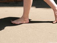 Feet - Lena G - 2011-10-31 Beauty with dirty soles