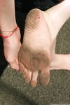 Feet - Lena G - 2011-10-31 Beauty with dirty soles