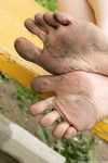 Feet - Lena G - 2011-10-31 Beauty with dirty soles