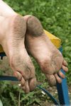 Feet - Lena G - 2011-10-31 Beauty with dirty soles