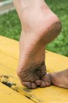 Feet - Lena G - 2011-10-31 Beauty with dirty soles