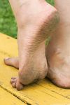 Feet - Lena G - 2011-10-31 Beauty with dirty soles