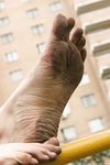 Feet - Lena G - 2011-10-31 Beauty with dirty soles