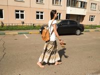 Feet - Lena H - 2018-06-04 Torn sandals