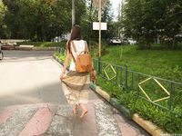 Feet - Lena H - 2018-06-04 Torn sandals