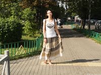 Feet - Lena H - 2018-06-04 Torn sandals