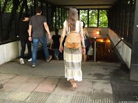 Feet - Lena H - 2018-06-04 Torn sandals