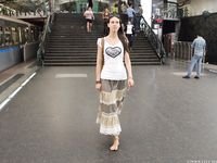 Feet - Lena H - 2018-06-04 Torn sandals