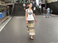 Feet - Lena H - 2018-06-04 Torn sandals