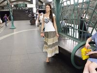 Feet - Lena H - 2018-06-04 Torn sandals