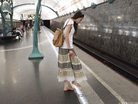 Feet - Lena H - 2018-06-04 Torn sandals