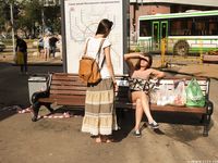 Feet - Lena H - 2018-06-04 Torn sandals