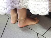 Feet - Lena H - 2018-06-04 Torn sandals