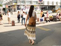 Feet - Lena H - 2018-06-04 Torn sandals