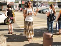 Feet - Lena H - 2018-06-04 Torn sandals