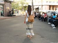 Feet - Lena H - 2018-06-04 Torn sandals