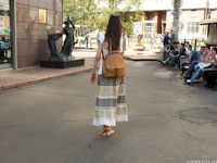 Feet - Lena H - 2018-06-04 Torn sandals