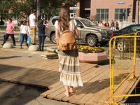 Feet - Lena H - 2018-06-04 Torn sandals