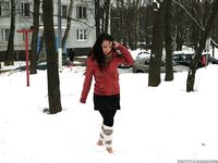 Feet - Lika - 2014-05-22 Barefoot in the legwarmers