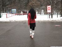 Feet - Lika - 2014-05-22 Barefoot in the legwarmers