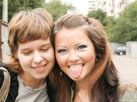 Feet - Lilia + Anna - 2008-02-11 Naughty bare feet