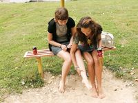 Feet - Lilia + Anna - 2008-02-11 Naughty bare feet