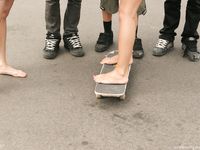 Feet - Lilia + Anna - 2008-02-11 Naughty bare feet