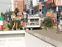 Feet - Lilia + Anna - 2008-02-11 Naughty bare feet