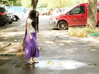 Feet - Liza - 2014-12-26 Barefoot tease