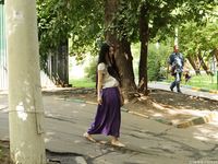 Feet - Liza - 2014-12-26 Barefoot tease