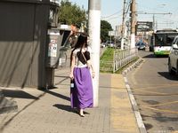 Feet - Liza - 2014-12-26 Barefoot tease